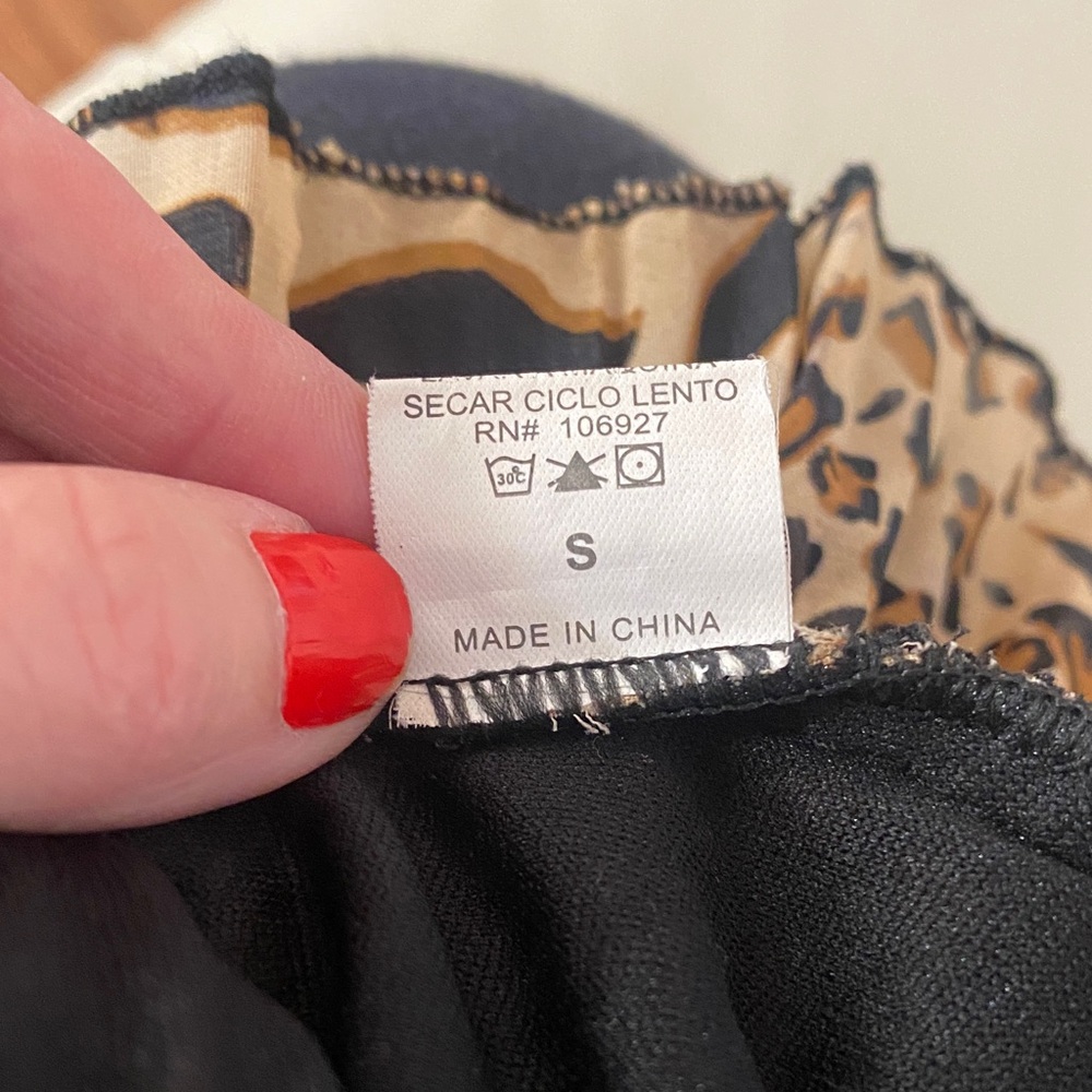 Leopard Print Ruffle Dress - Picture 6 of 7